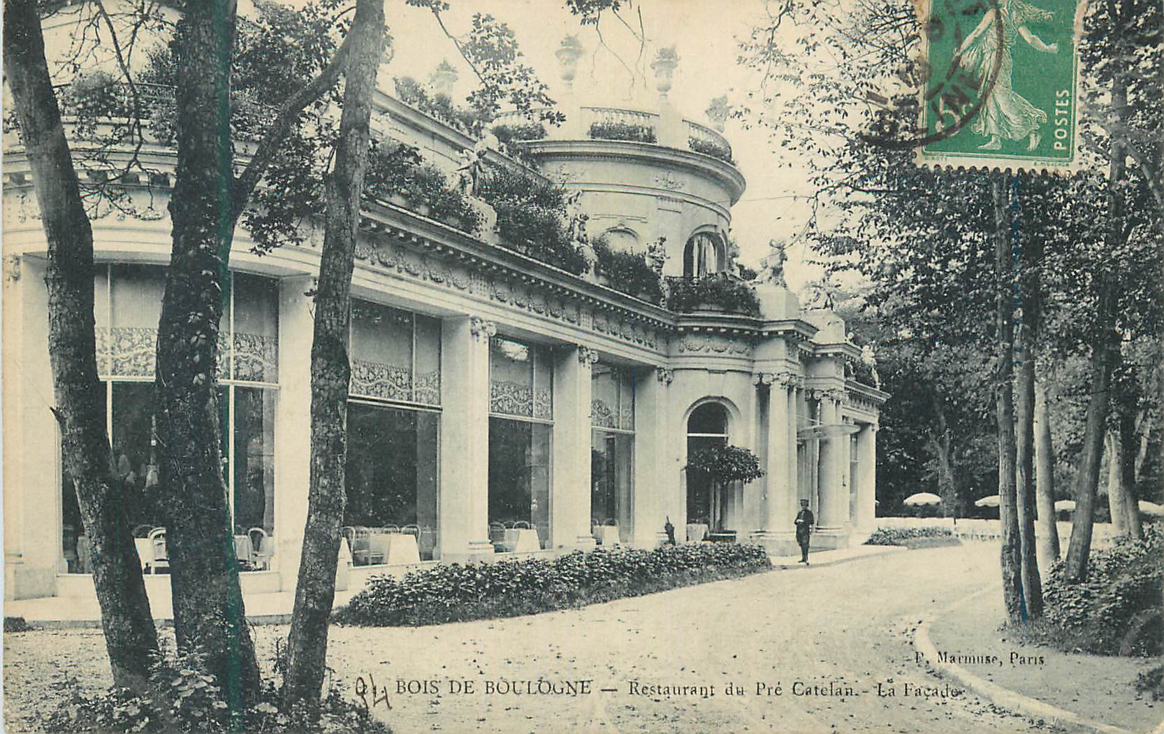 Bois de Boulogne — Restaurant du Pré Catelan — La Façade — F. Marmuse, Paris