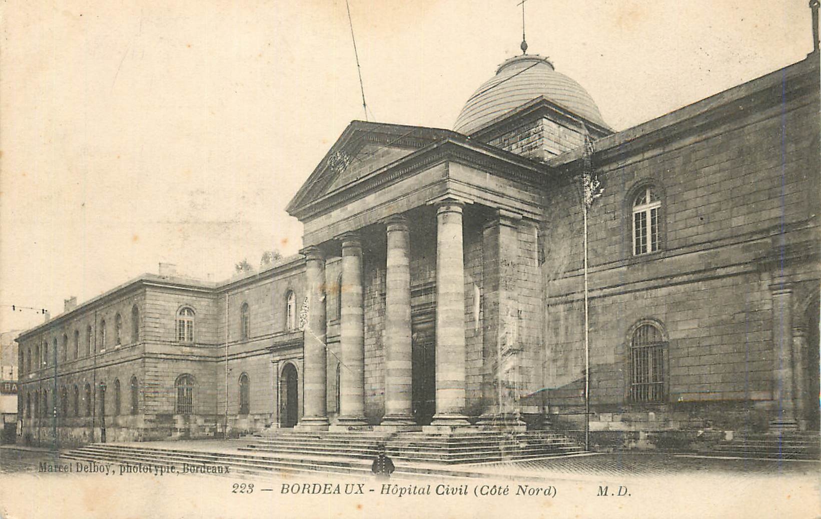 CPA Bordeaux Hopital Civil (Cote Nord)