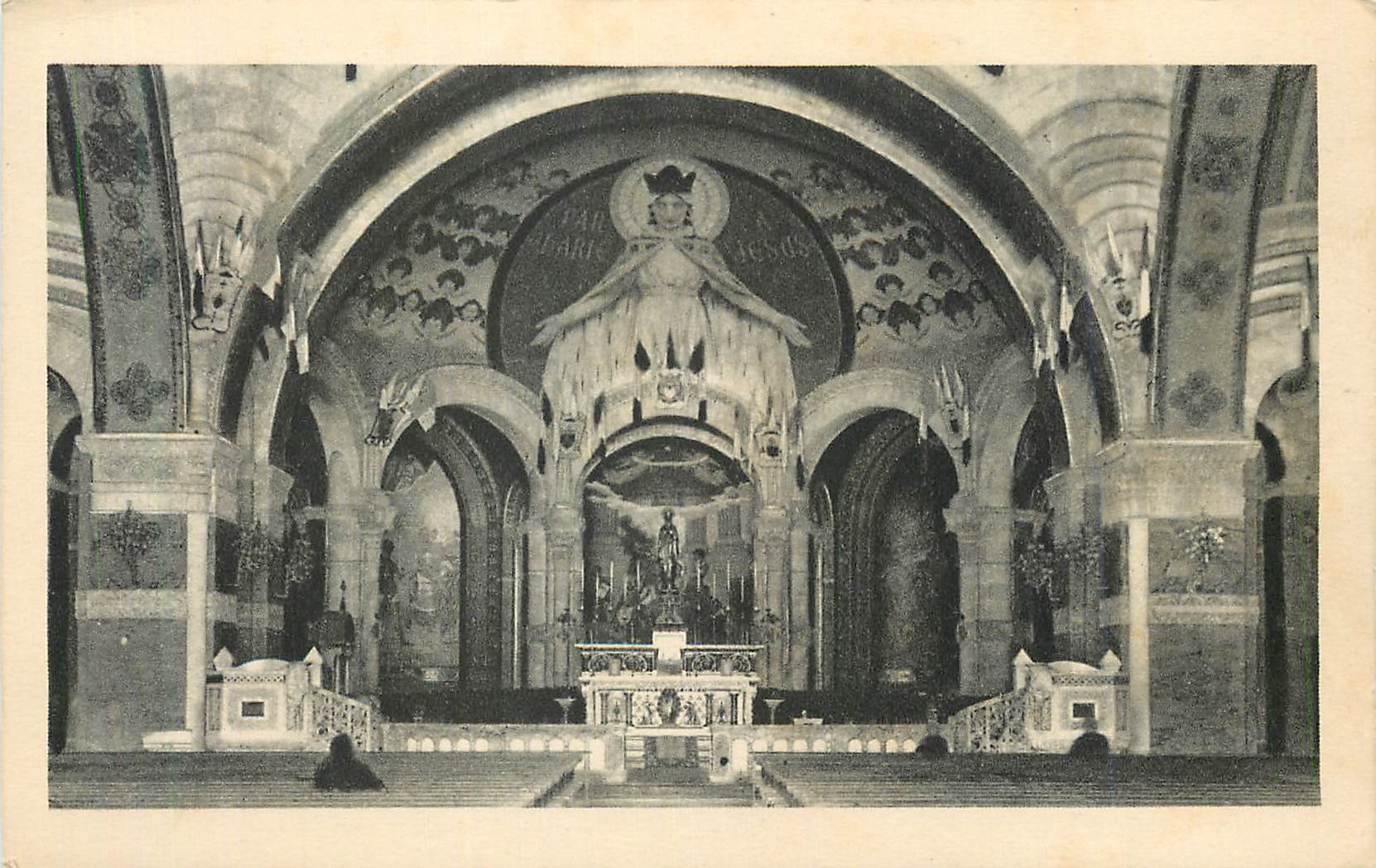 CPA Lourdes Eglise du Rosaire le Maitre Autel