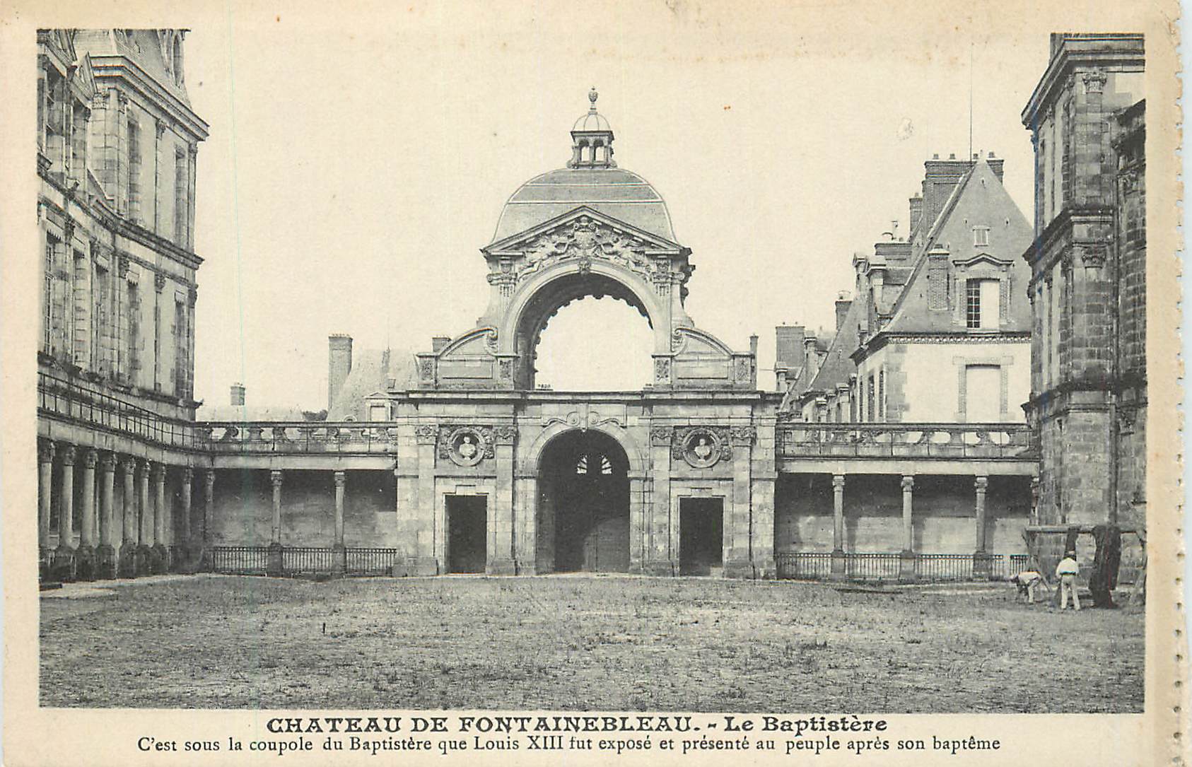 Schloss Fontainebleau — Der Baptisterium — Verlag unbekannt