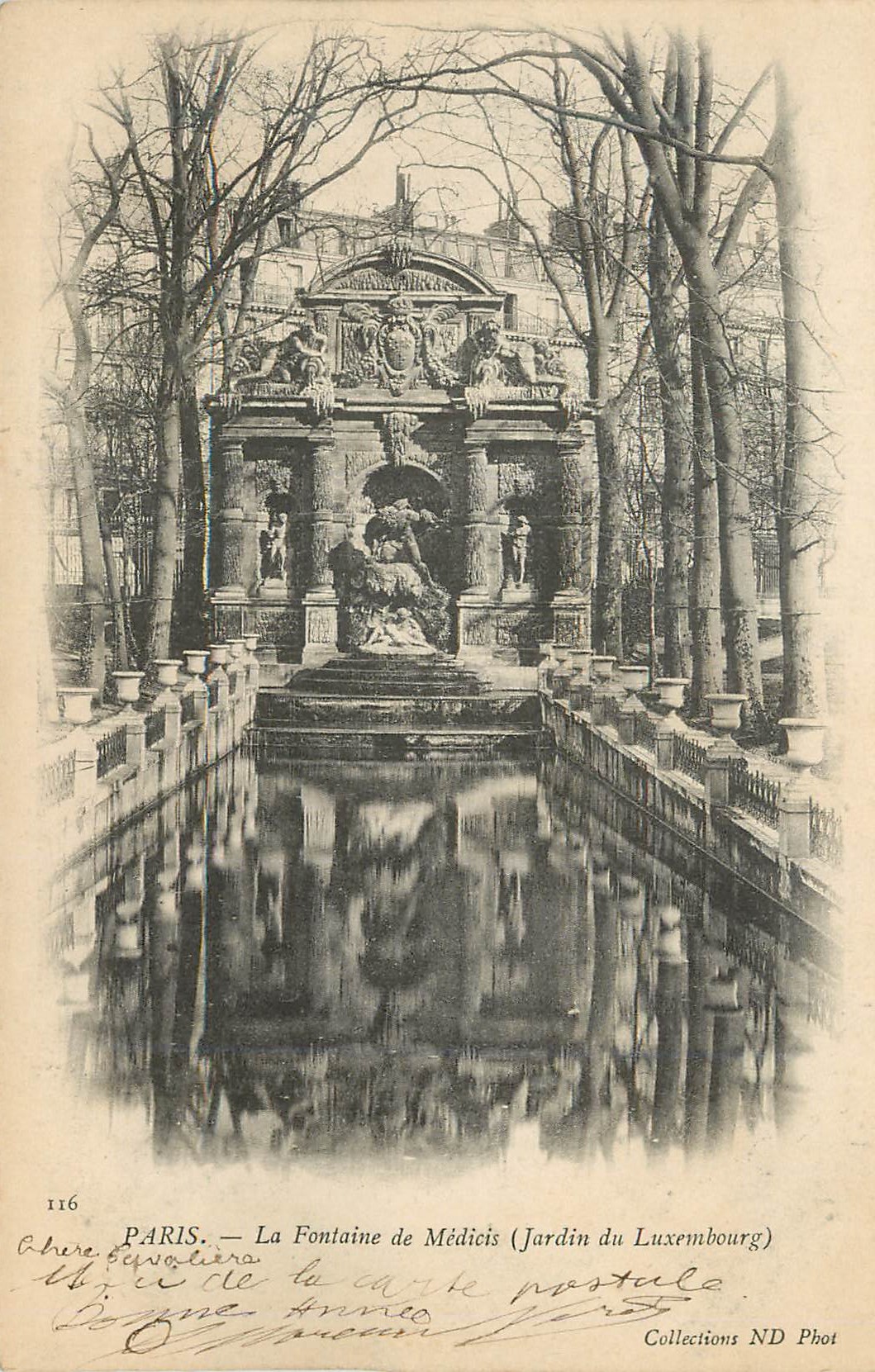 Paris — La Fontaine de Médicis (Jardin du Luxembourg) — Collections ND Phot, n° 116