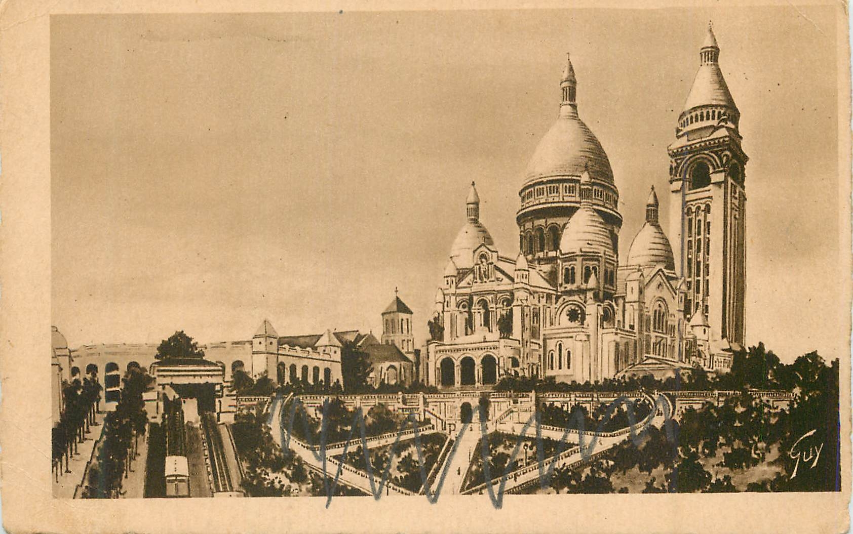 CPA Notre Beau Paris Sacre Coeur