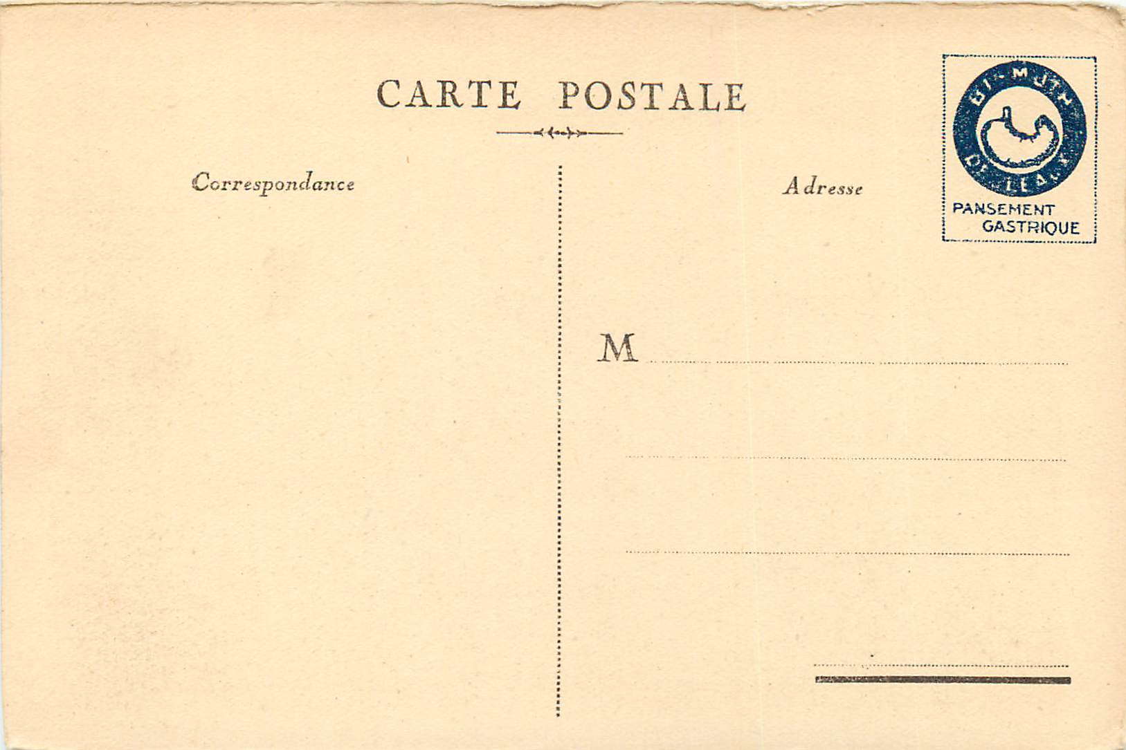 CPA Ile de la Cite (Vert Galant) Paris — Rückseite