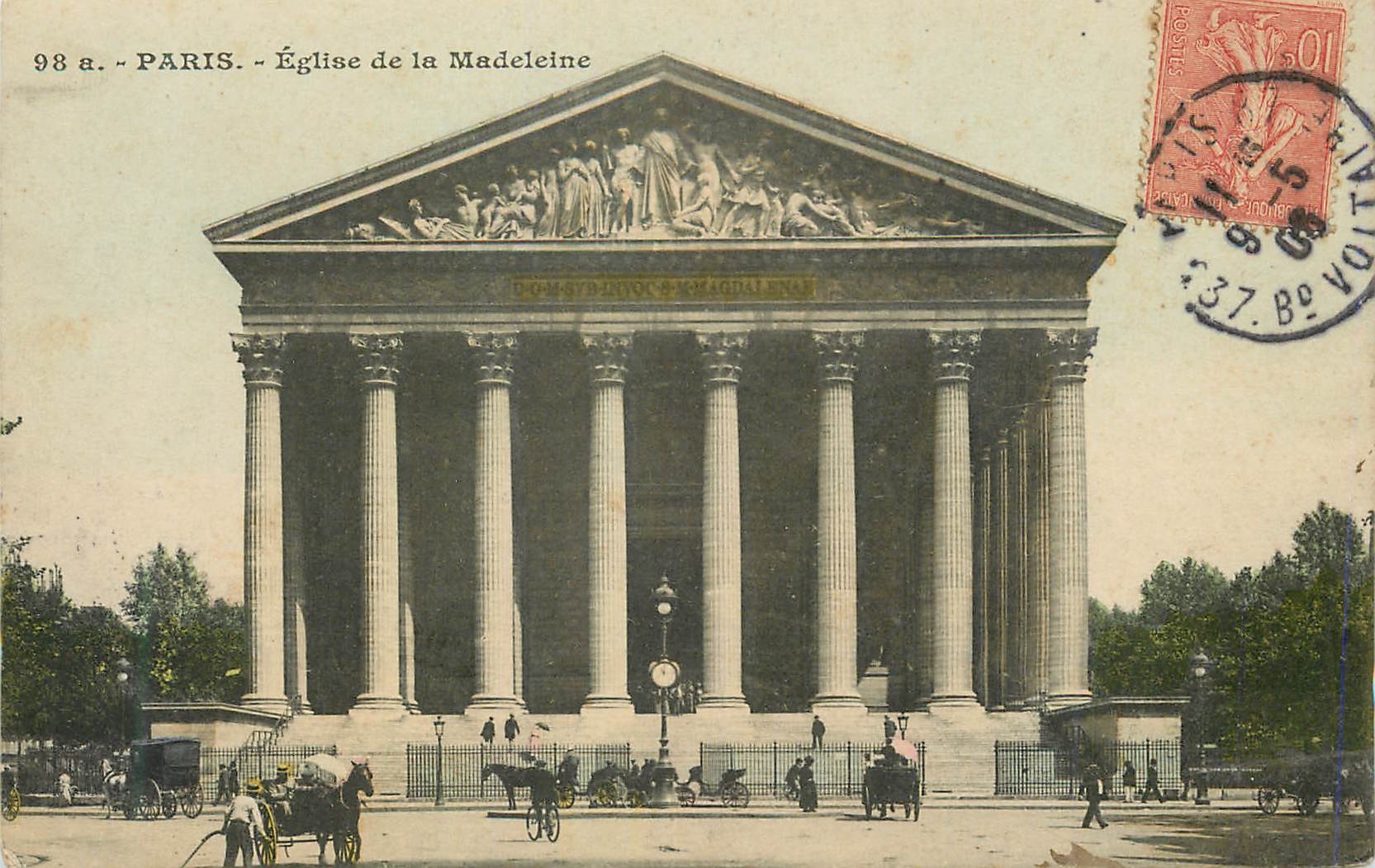 CPA Paris Eglise de la Madeleine