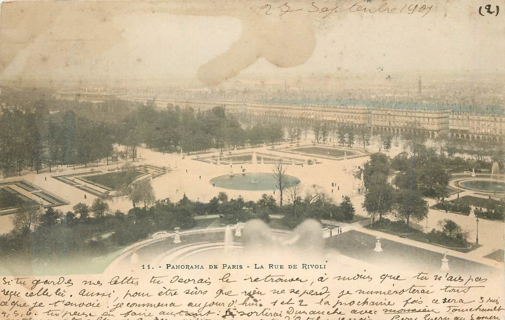 Panorama de Paris — La Rue de Rivoli — Éditeur non identifié, n° 11