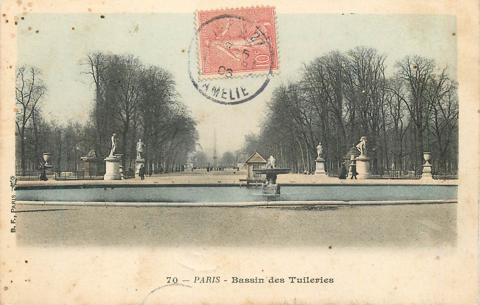 CPA Paris Bassin des Tuileries