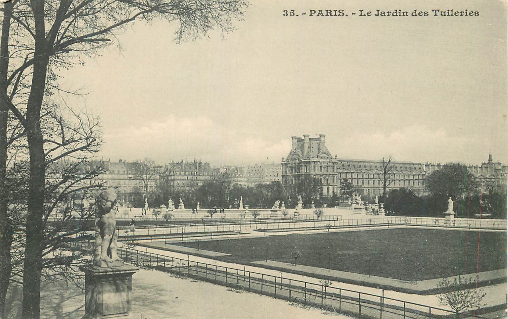 CPA Paris le Jardin des Tuileries