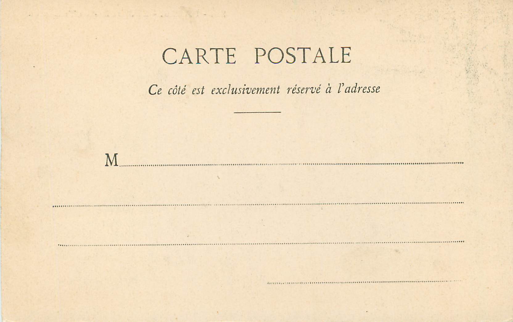 CPA Paris le Jardin des Tuileries — Rückseite