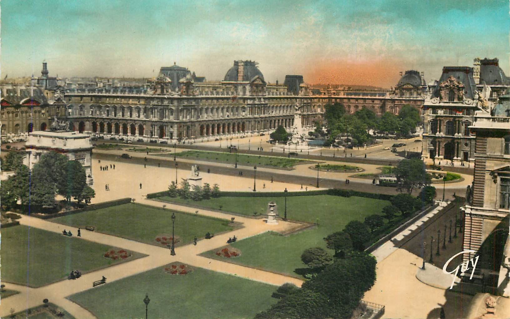 Place du Carrousel — Palais du Louvre — Éditions GUY