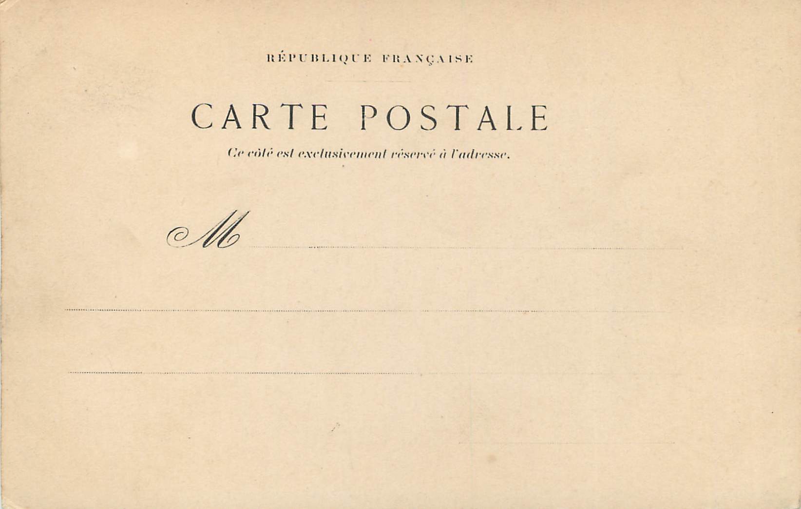CPA Bourg Tombeau de Marguerite de Bourbon (carte 1900) — Verso