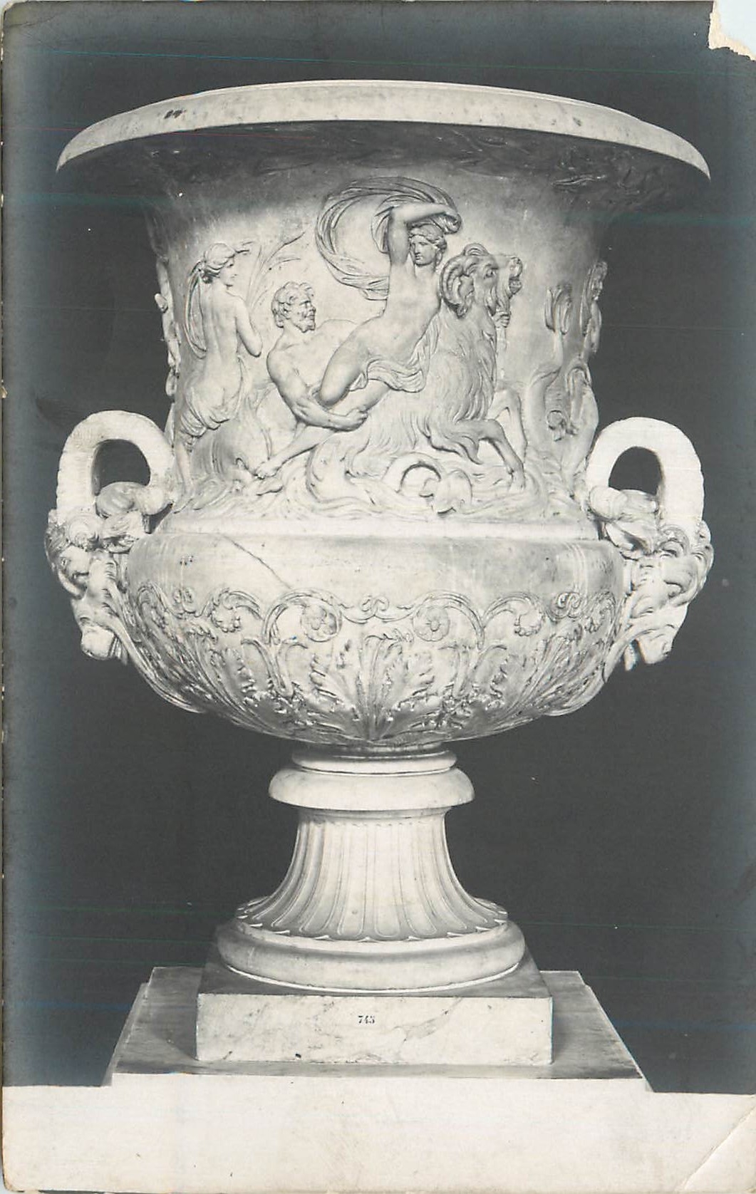 CPA Vase Publciite Pierres Agglomerees Cuel Gilbert Vases Statues Decoration de Parcs Jardins Paris 1900 Med d'or d'Arge