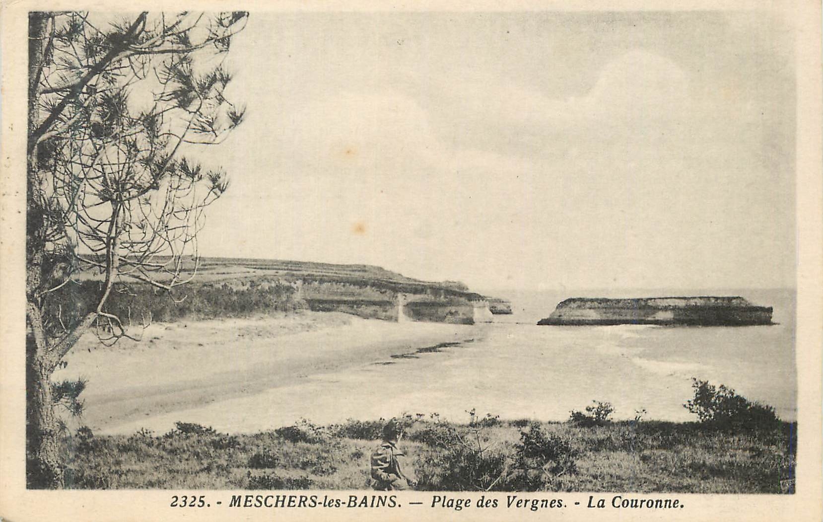 CPA Meschers les Bains Plage des Vergnes la Couronne