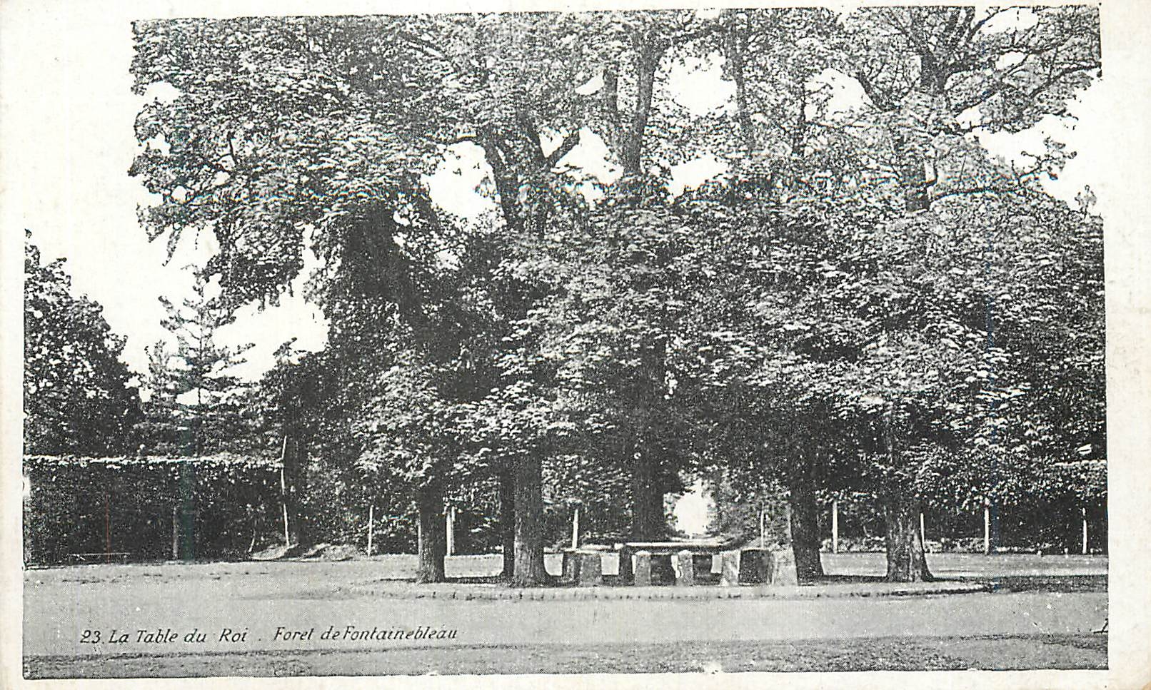 Die Königsplatte — Forêt de Fontainebleau — Verlag Forel