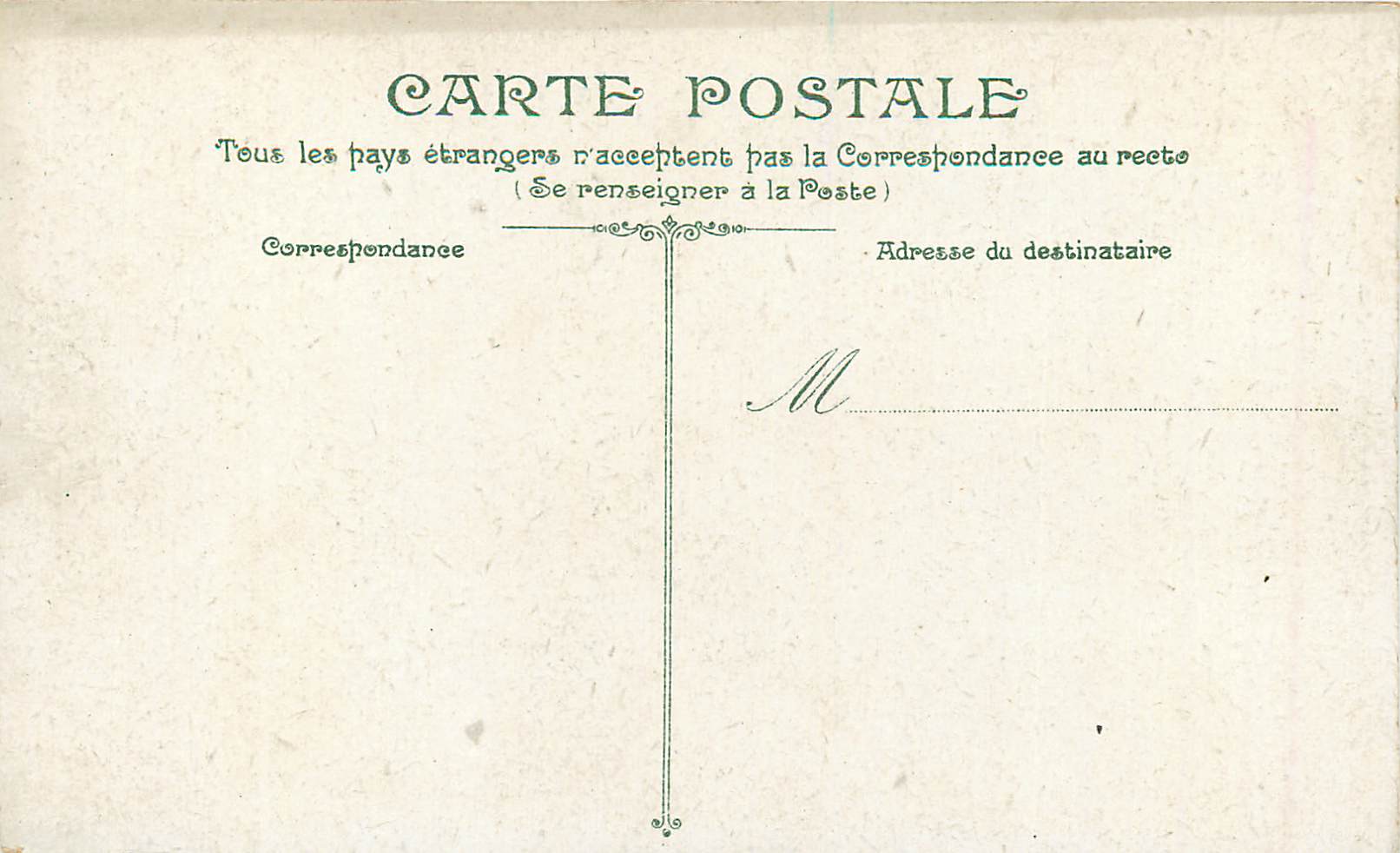 Die Königsplatte — Forêt de Fontainebleau — Verlag Forel — Rückseite