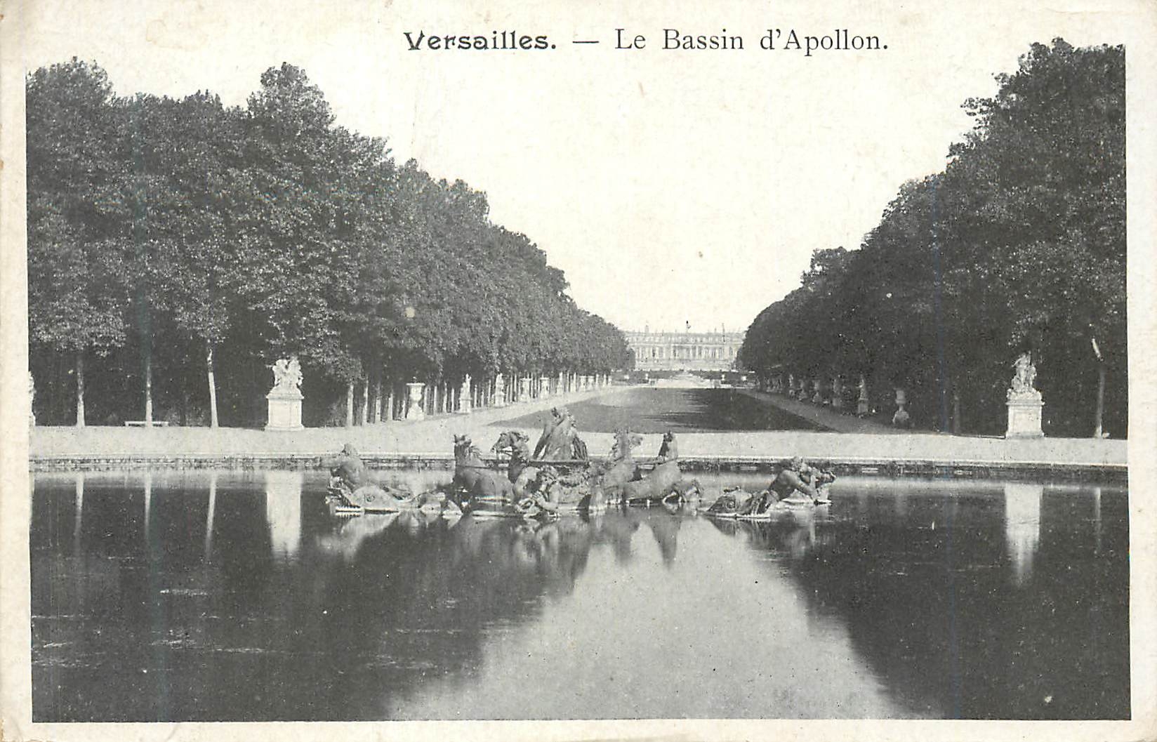 CPA Versailles le Bassin d'Apollon