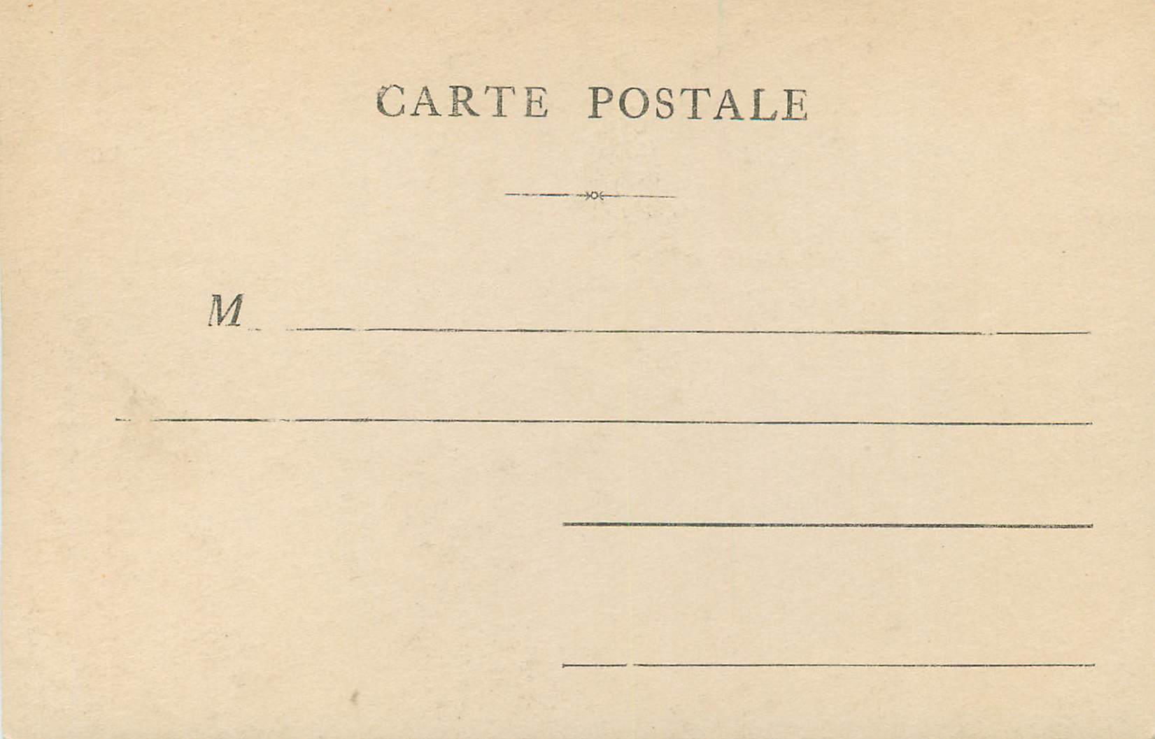 CPA Salon 1904 Didier Pouget le Soir Htes Pyrenees — Verso