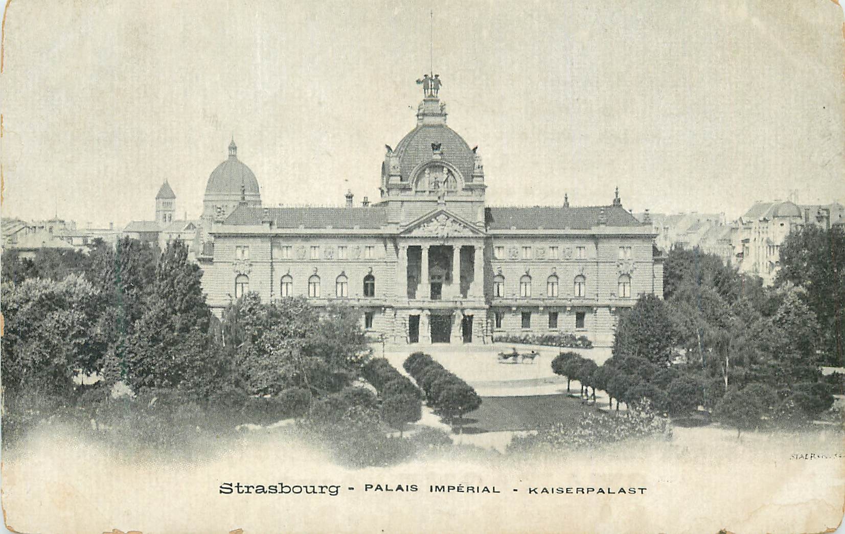 Strasbourg - Palais Impérial - Kaiserpalast — éditeur STALB, n° 14