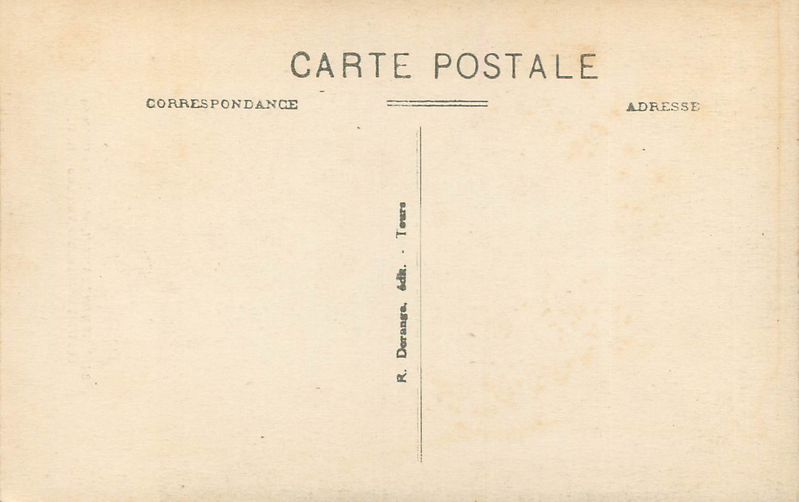 CPA Chenonceaux (l et L) le Chateau les Trois Graces par Van Loo — Verso