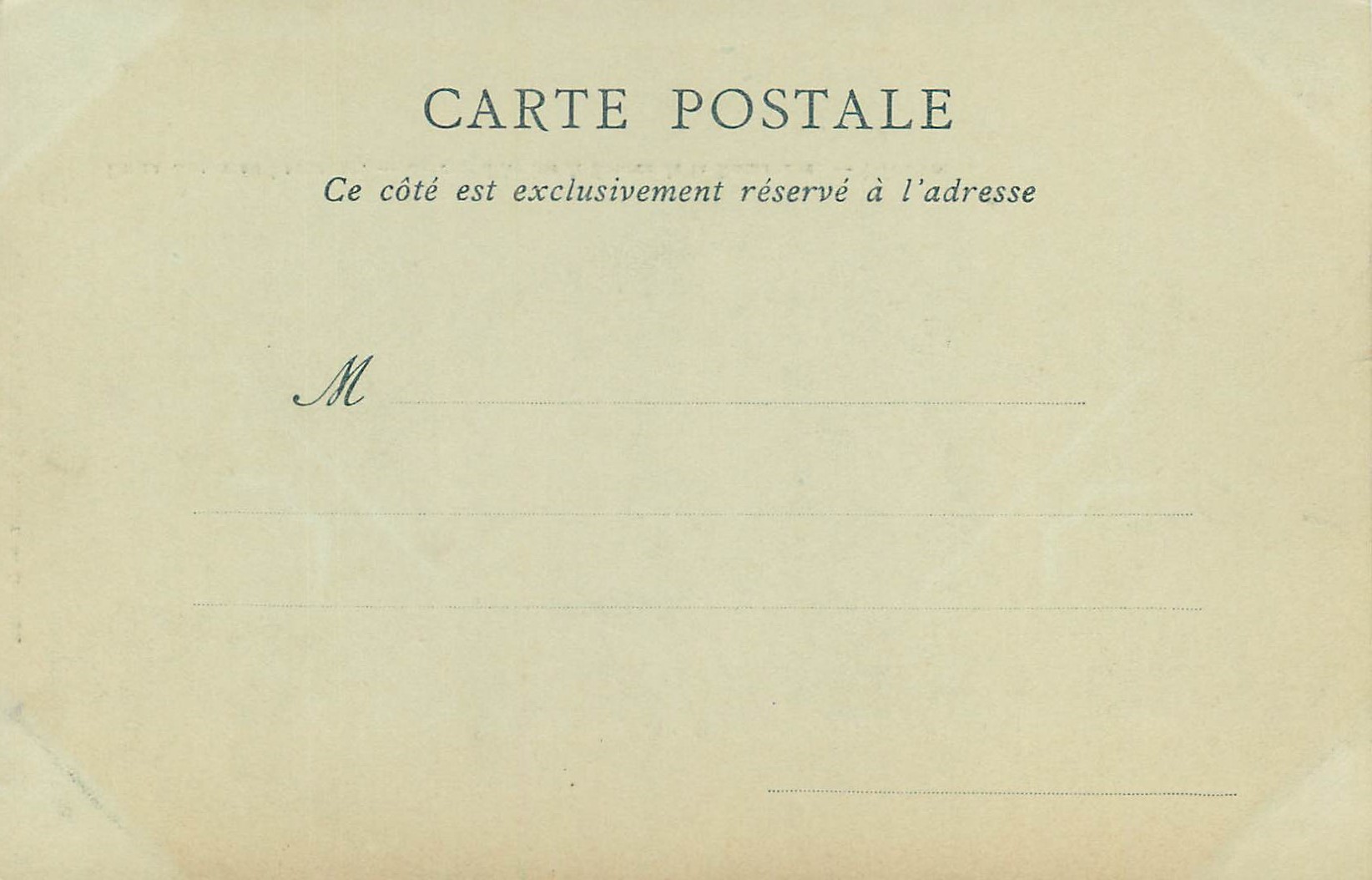 CPA de la Grave au Lautaret Glacier d'Arsine Source de la Romanche (carte 1900) — Rückseite