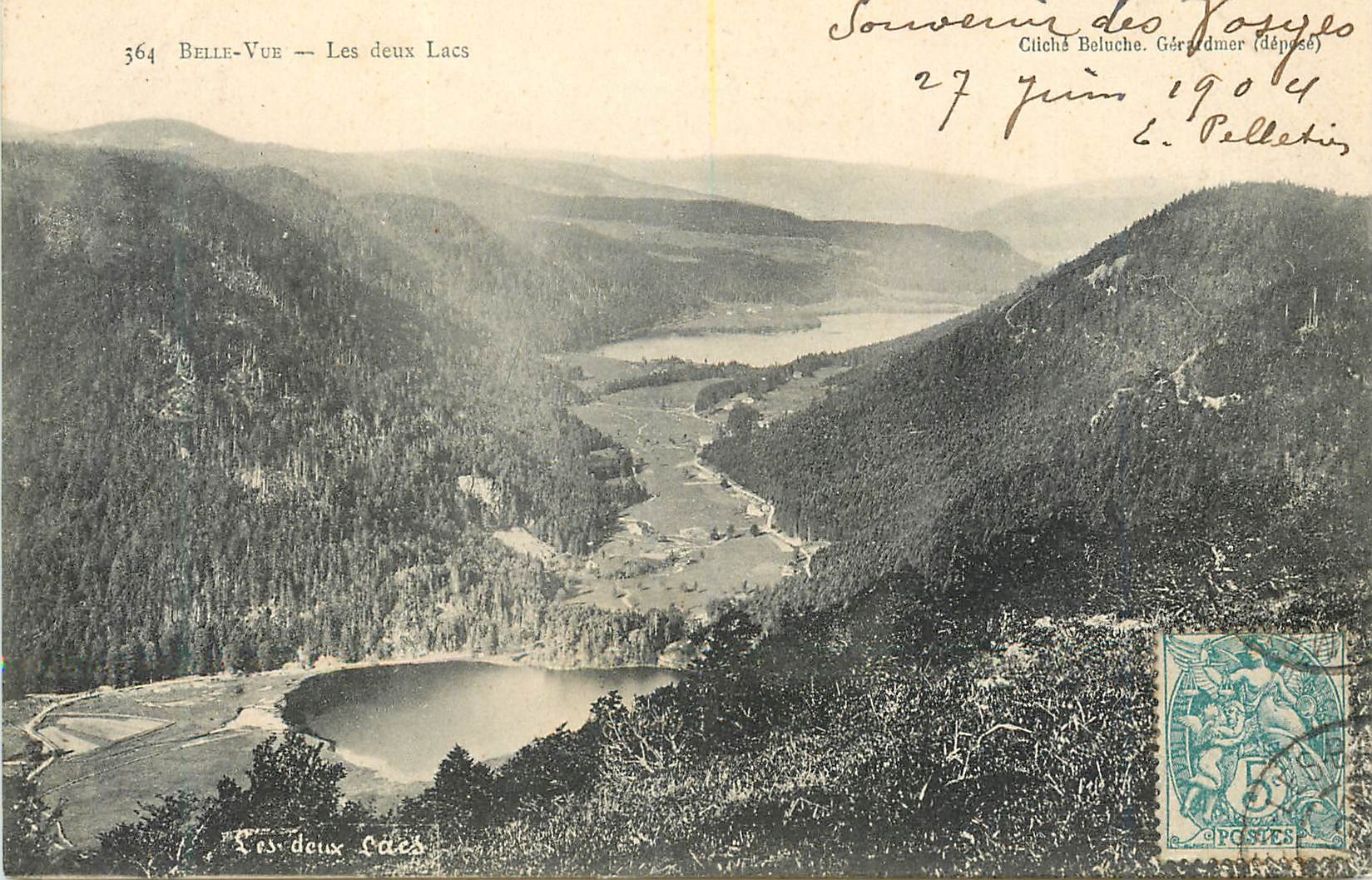 Belle-Vue — Die beiden Seen — Clichés Beluche, Gérardmer (abgegeben)