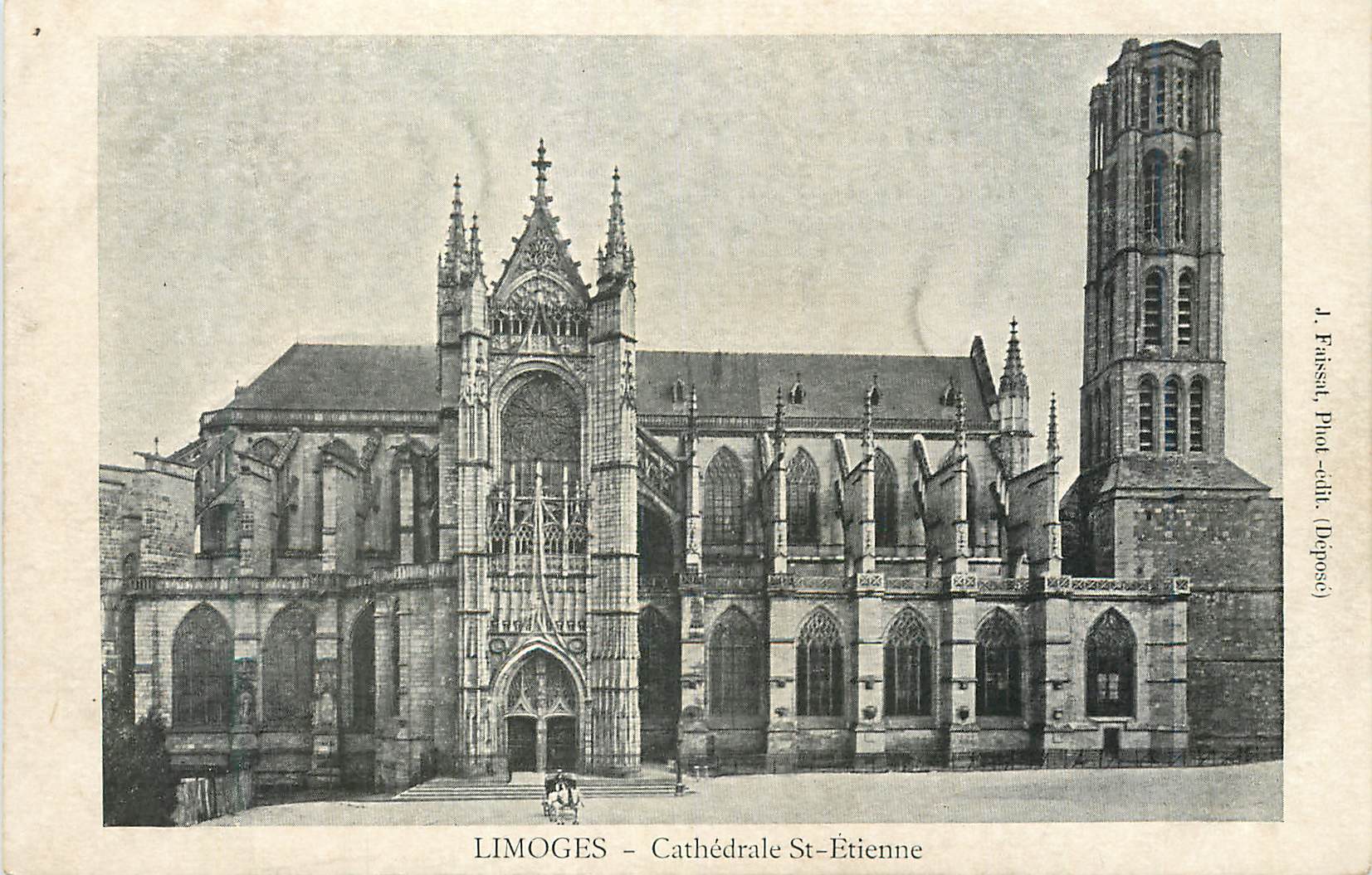 CPA Limoges Cathedrale St Etienne