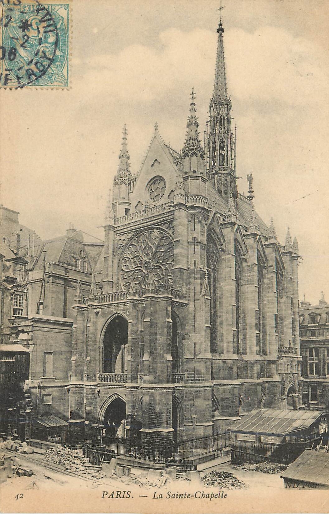 CPA Paris la Sainte Chapelle