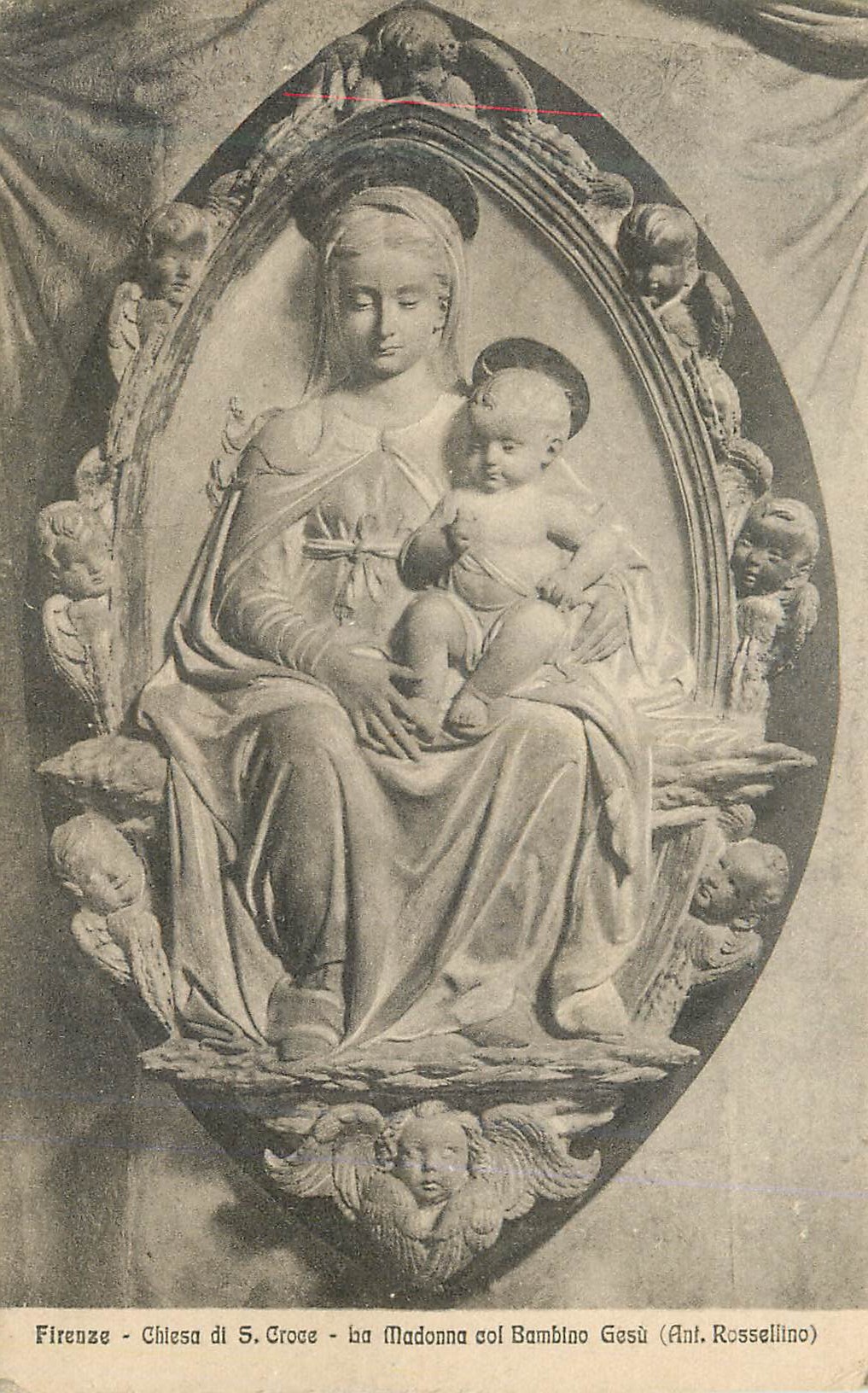 CPA Firenze ba Madonna Col Bambino Gesu (Ant Rossellino) 