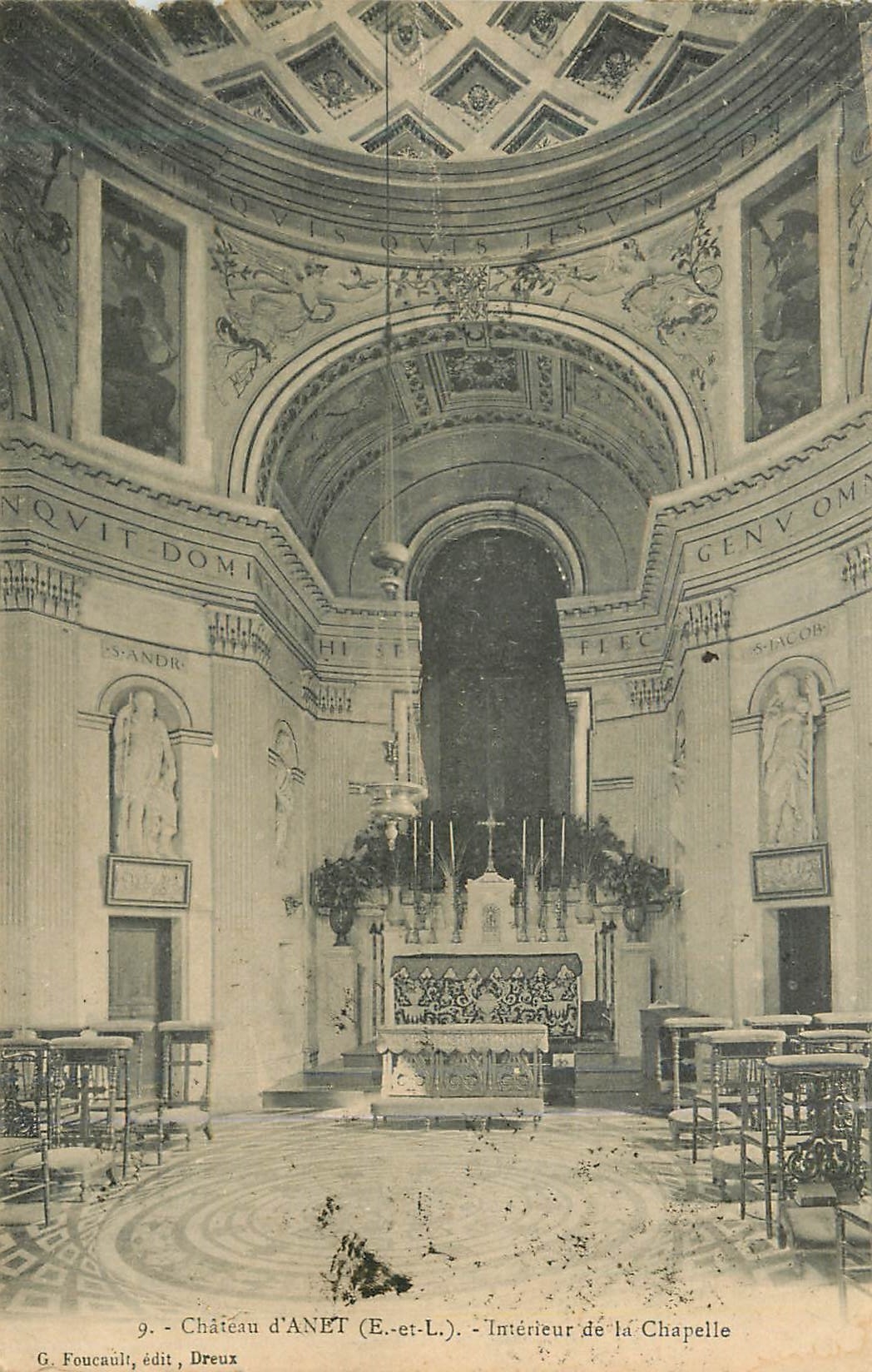 CPA Chateau d'Anet (E et L) Interieur de la Chapelle