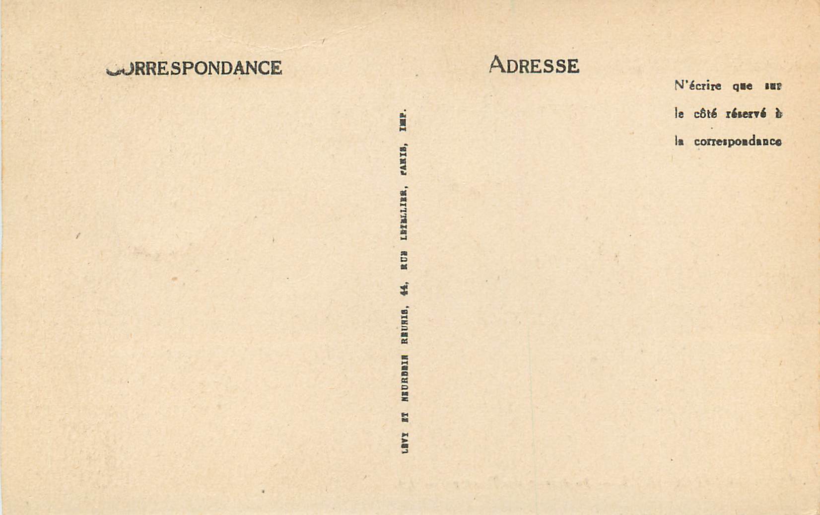 CPA Lourdes Interieur du Rosaire — Verso