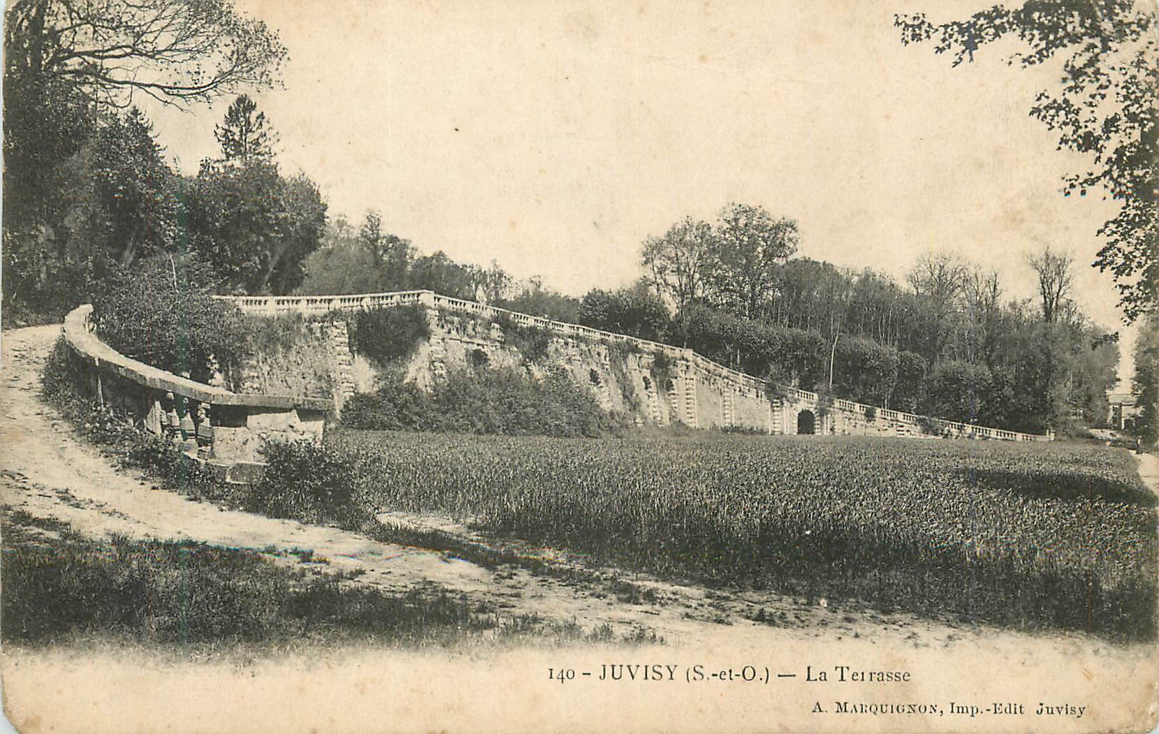 CPA Juvisy (s et O) la Terrasse