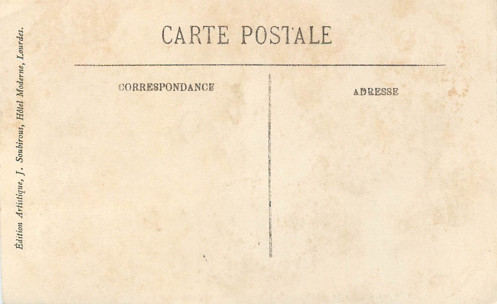 CPA la Vie de Bernadette la Premiere Apparition 11 Fevrier 1858 — Rückseite