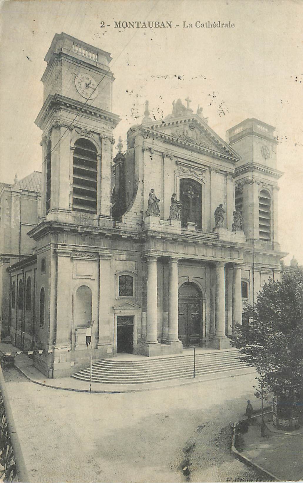 CPA Montauban la Cathedrale
