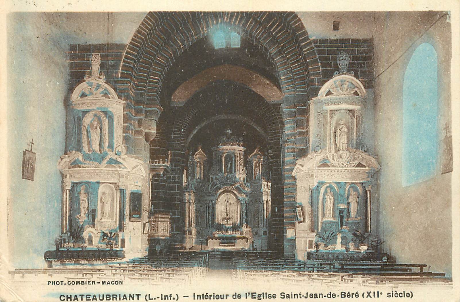 CPA Chateaubriant (L Inf) Interieur de l'Eglise Saint Jean de Bere (XIIe Siecle)
