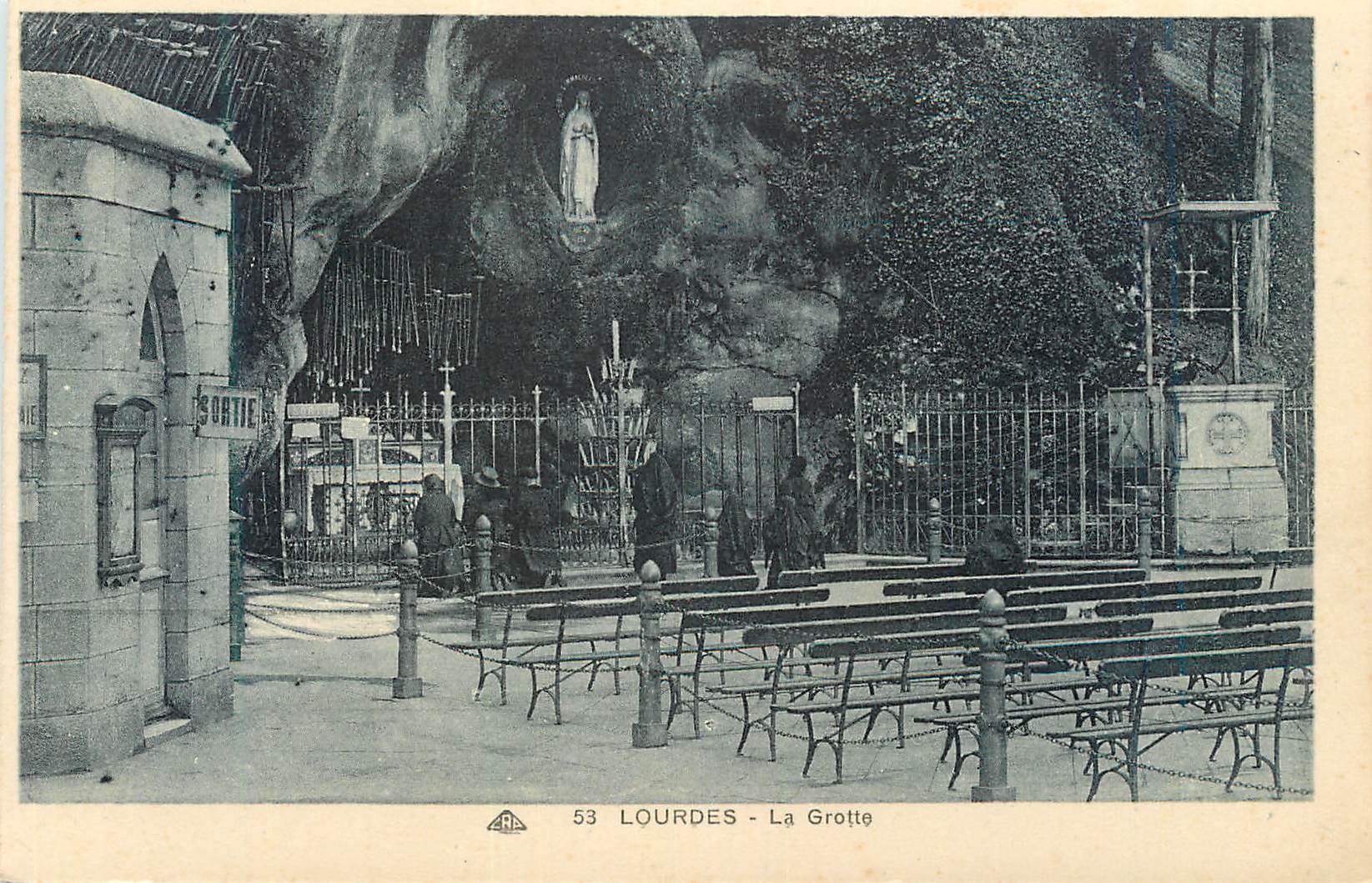 CPA Lourdes La Grotte