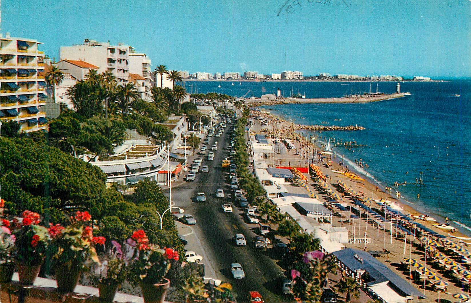 CPM La Cote d'Azur Cannes (A M) Le Boulevard Jean Hibert et la Plage du Midi