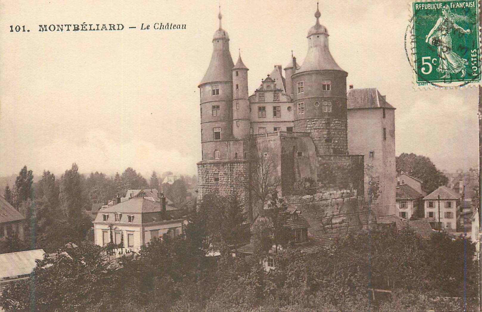 CPA Montbeliard Le Chateau