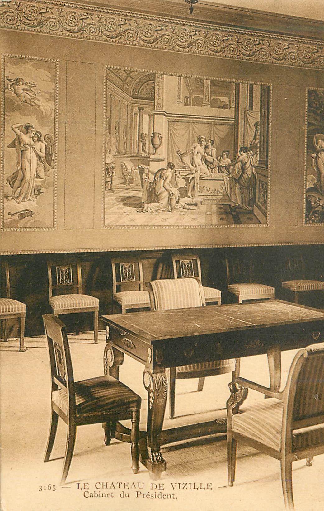 CPA Le Chateau de Vizille Cabinet du President