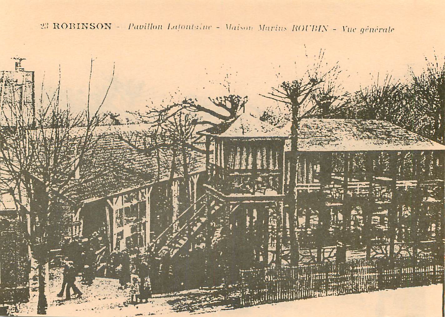 Image Robinson Pavillon Maison Marins Roubin Vue Generale — Verso