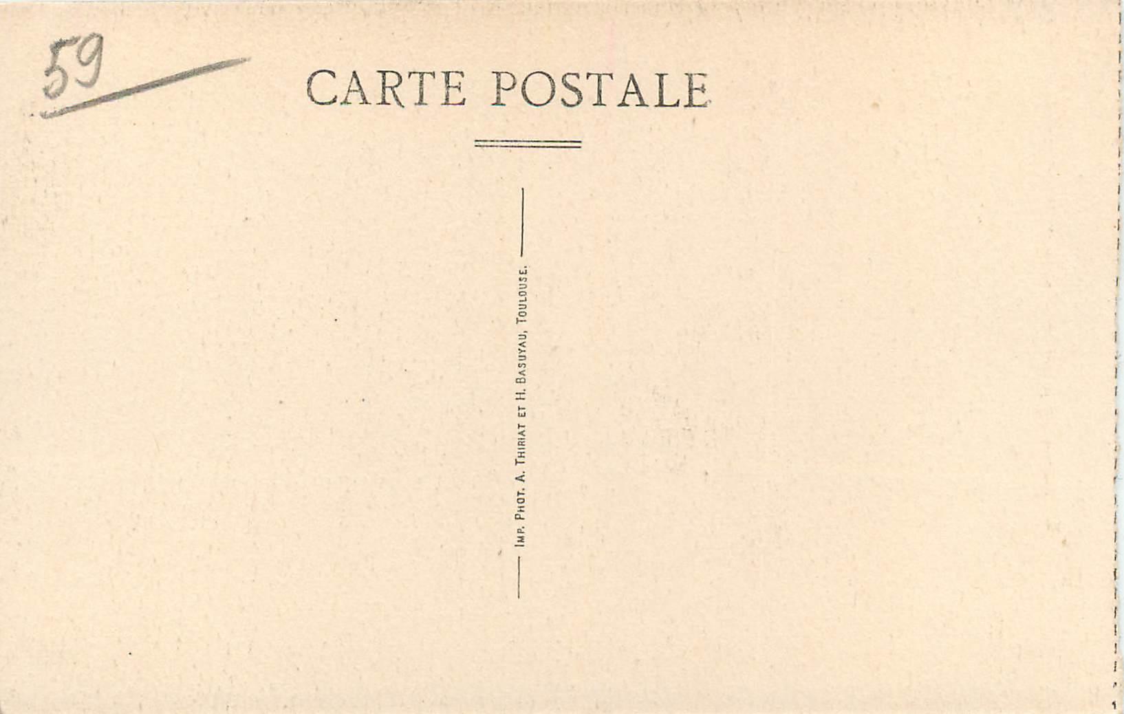 Roc-Amadour — Vue prise de la « Maison à Marie » — A. Thiriat et H. Basuyau, Toulouse — Reverso
