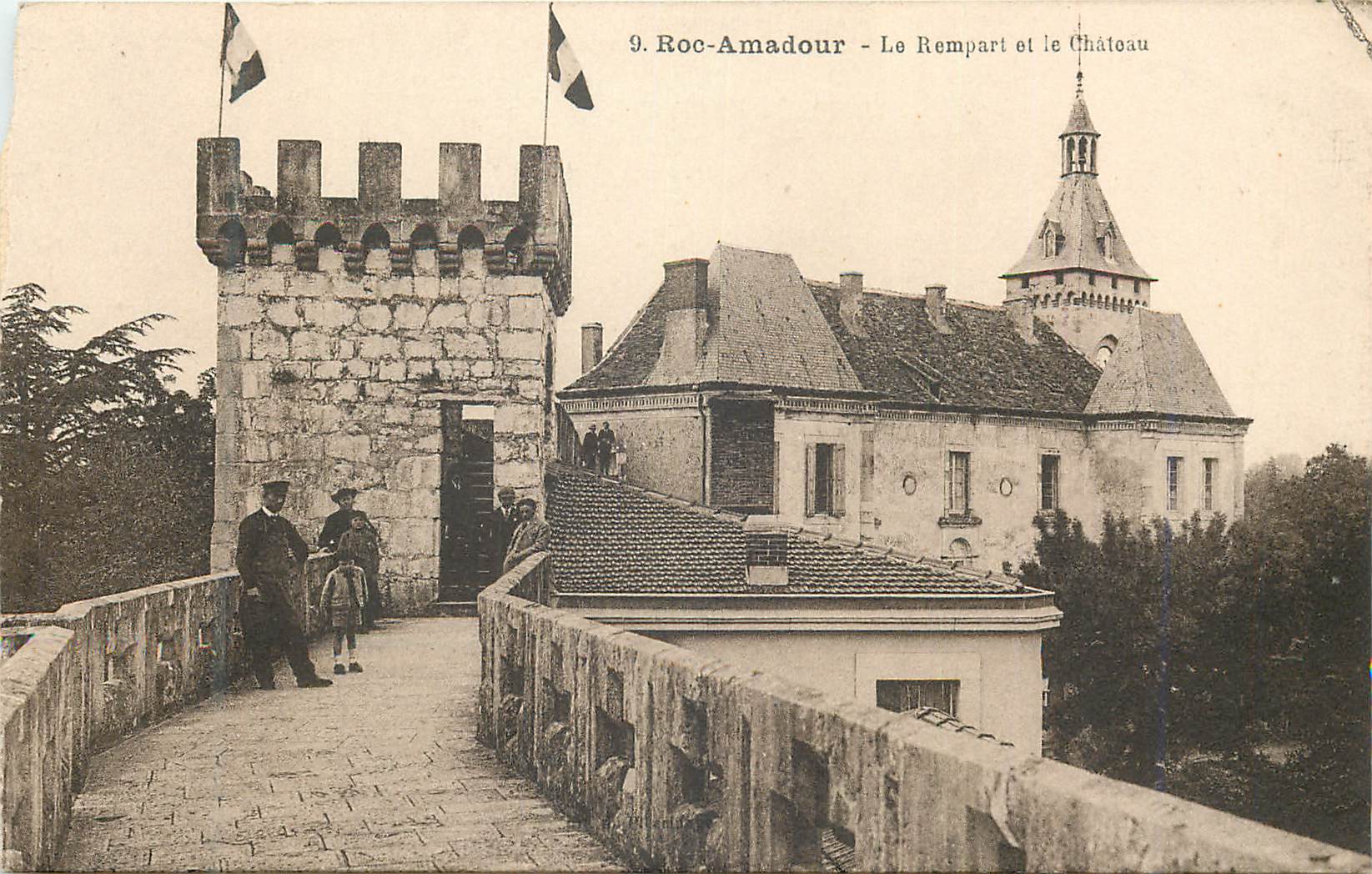 CPA Roc Amadour le Rempart et le Chateau