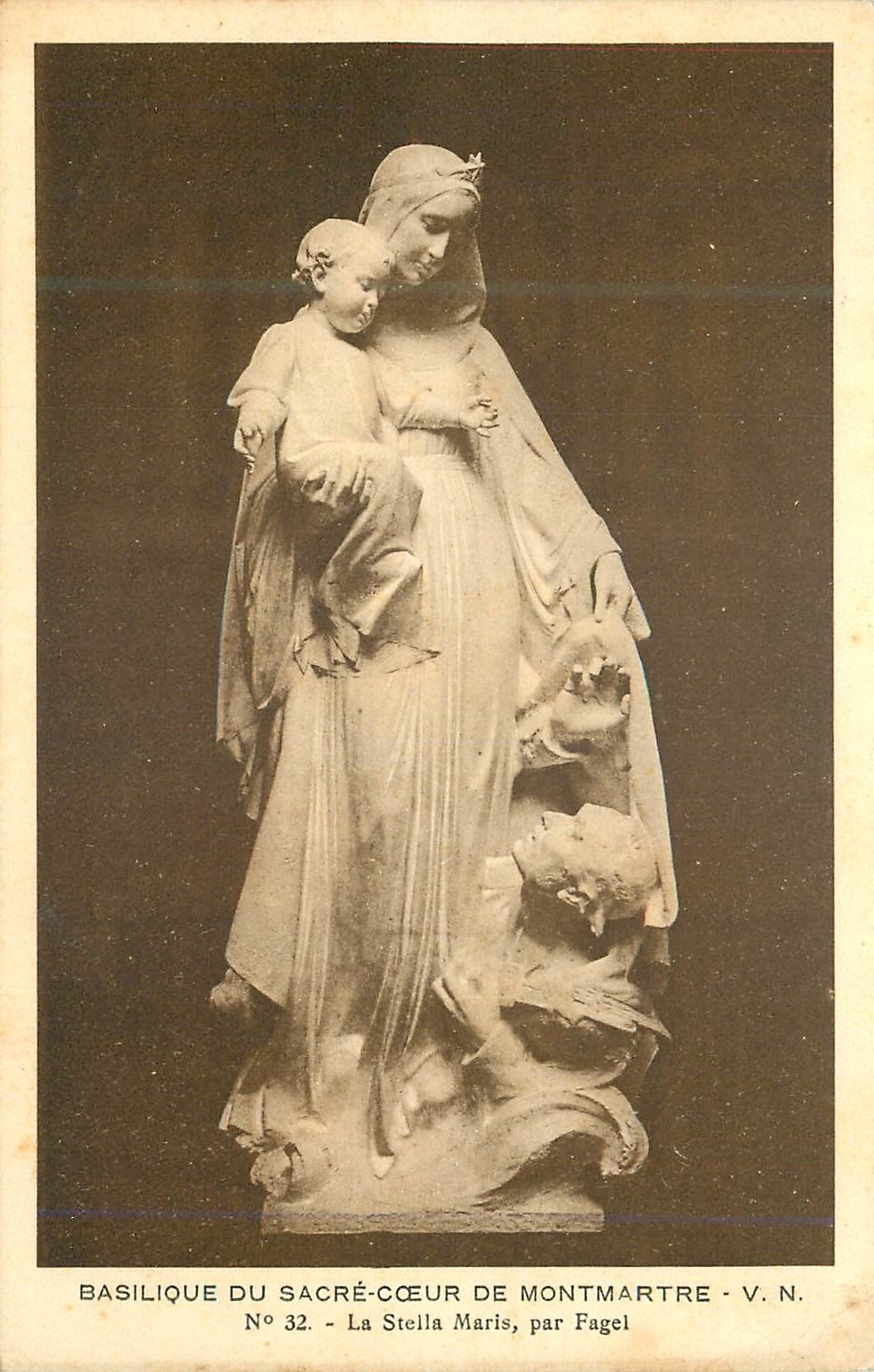 CPA Basilique du Sacre Coeur de Montmartre la Stella Maris par Fagel