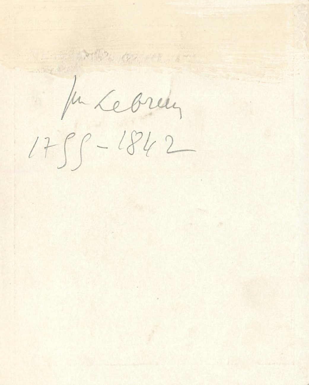 Image Lebrun  — Verso