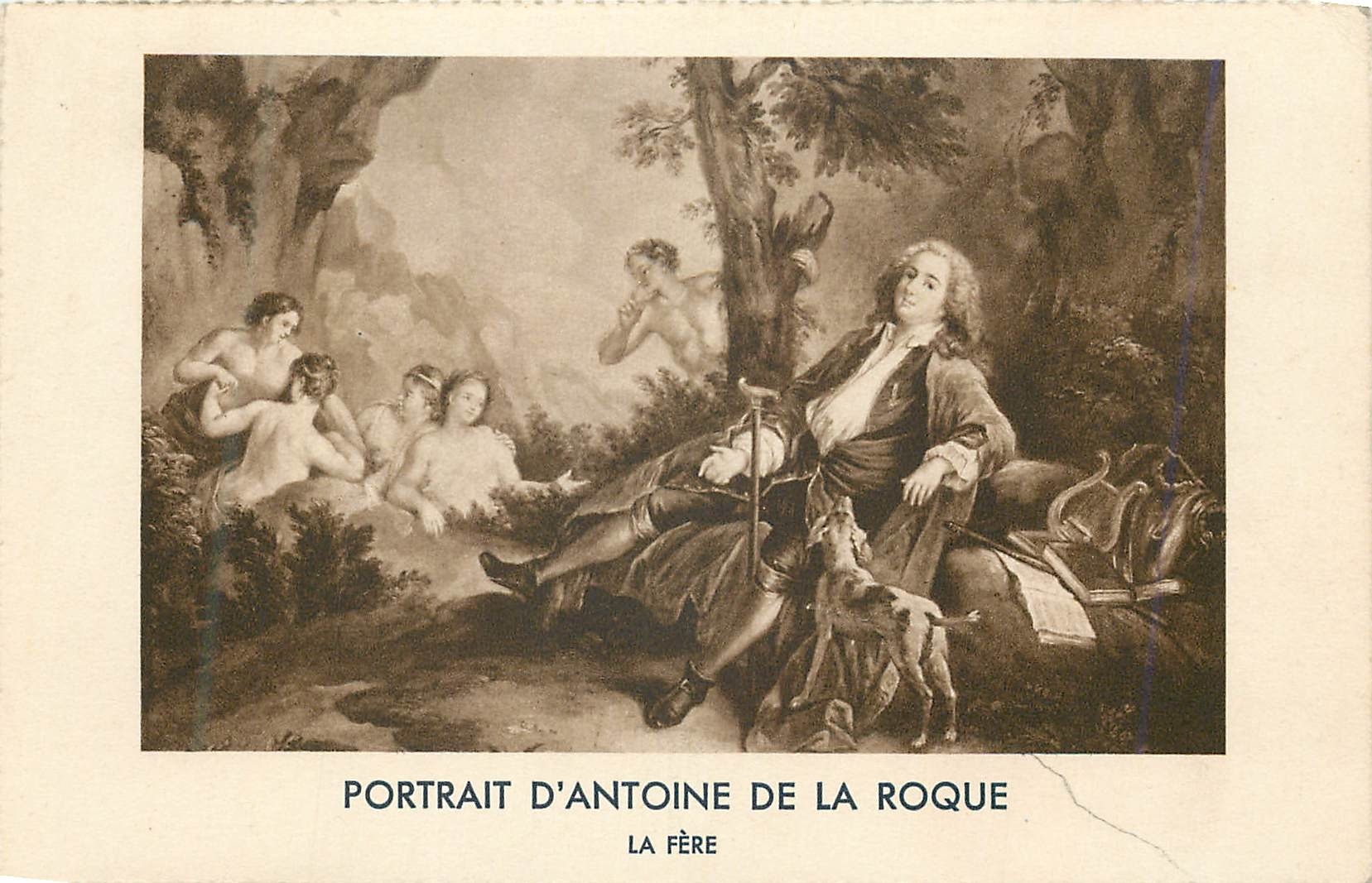 CPA Portrait d'Antoine de la Roque la Fere