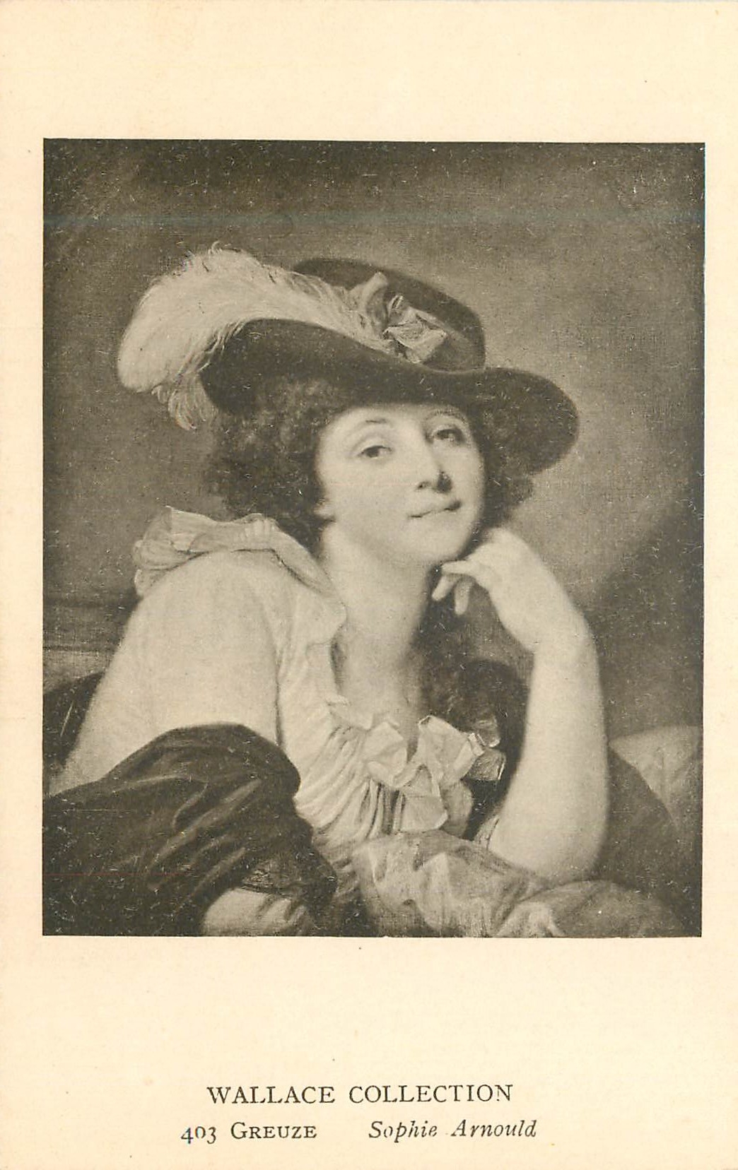 CPA Wallace Collection Greuze Sophie Arnould