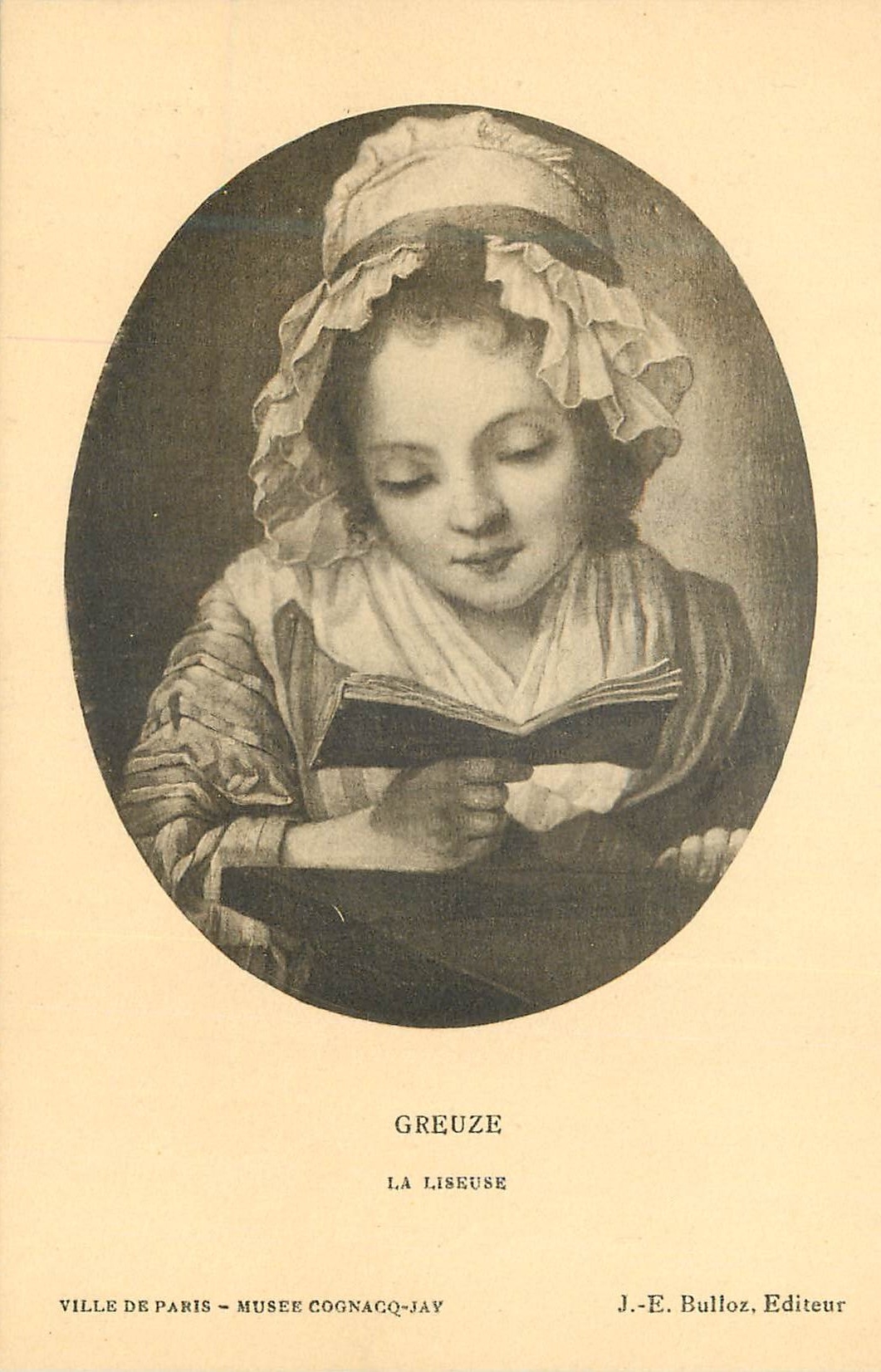 CPA Greuze la Liseuse Ville de Paris Musee Cognacq Jay
