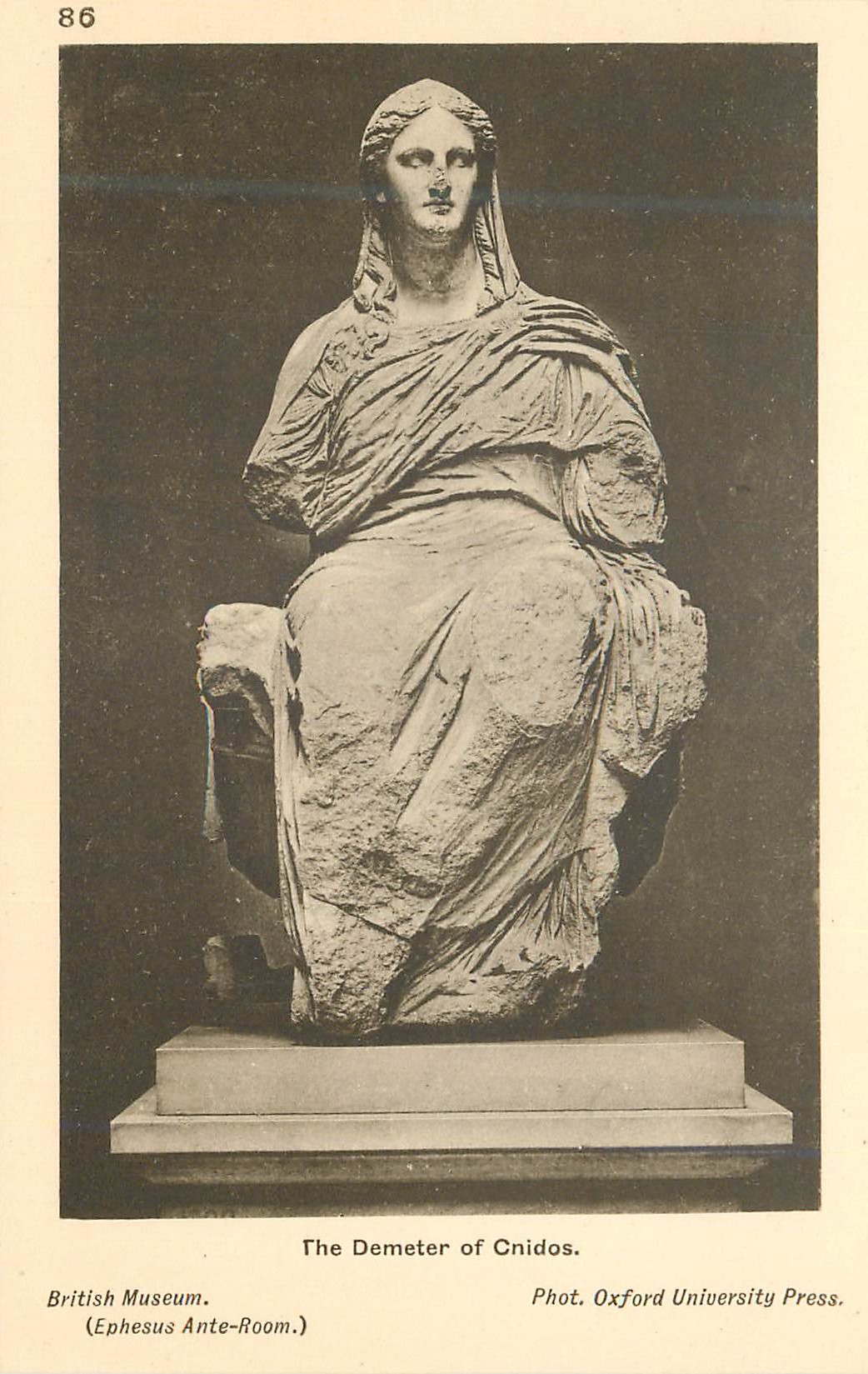 CPA the Demeter of Cnidos British Museum