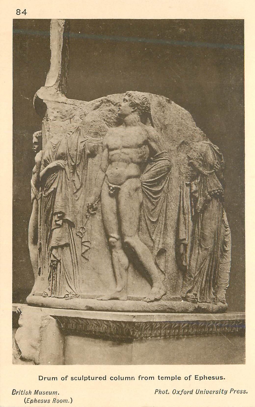 CPA Drum of sculptured comumn from Temple of Ephesus British Museum