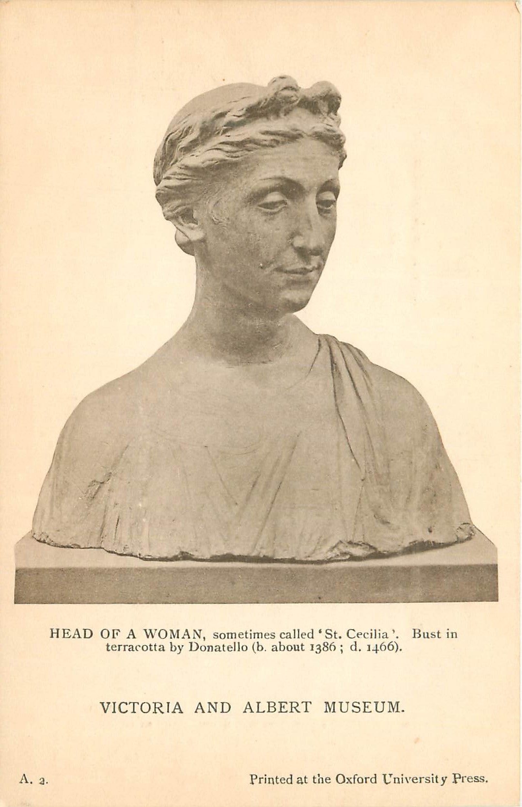CPA Head of a Woman Victoria and Albert Museum 