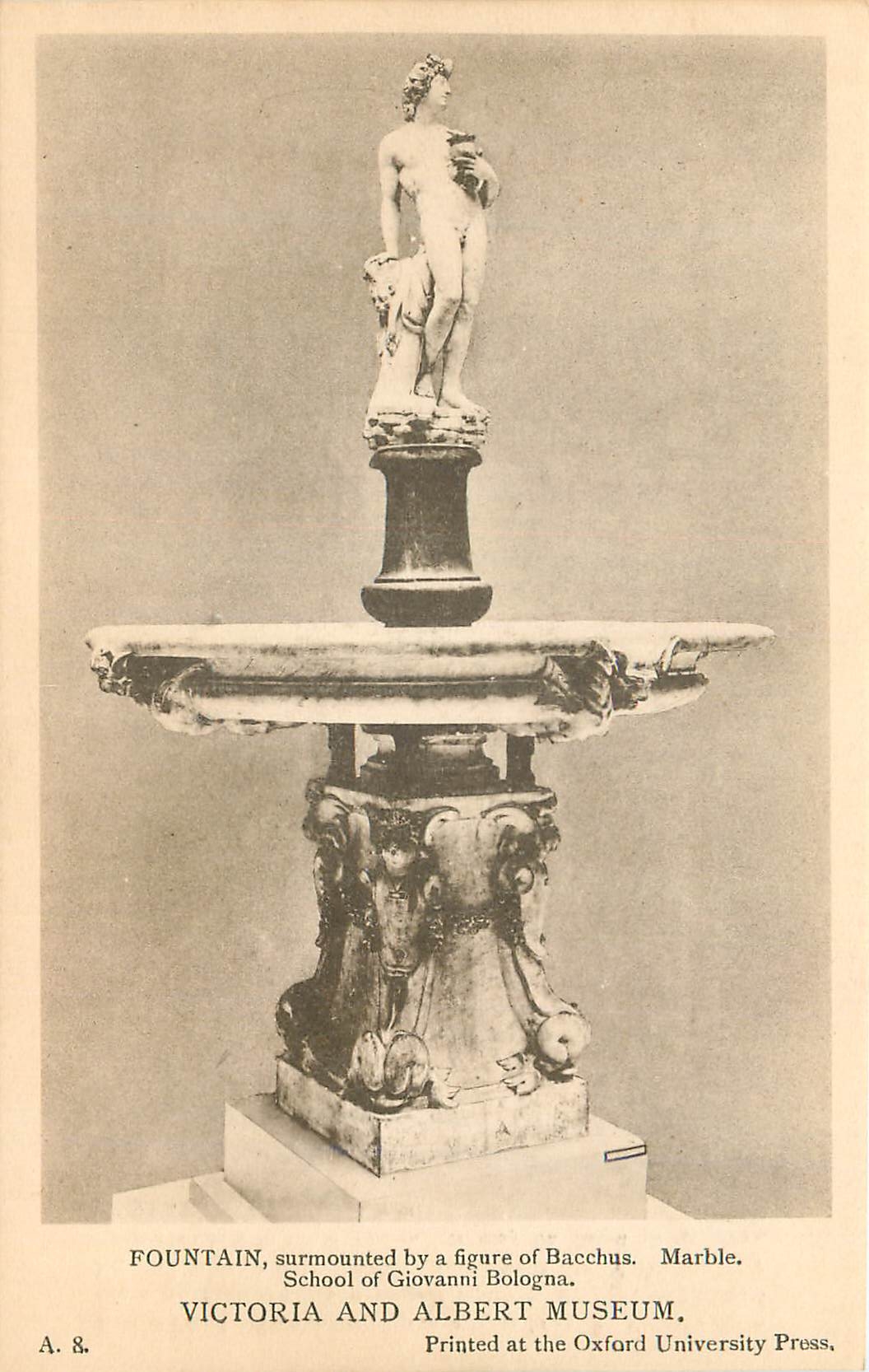 CPA Fountain Victoria and Albert Museum