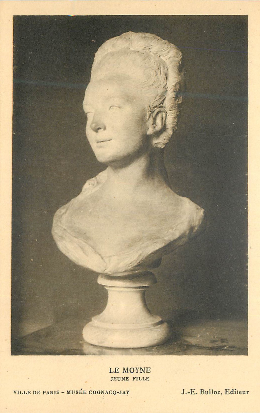 CPA le Moyne Jeune Fille Ville de Paris Musee Cognacq Jay